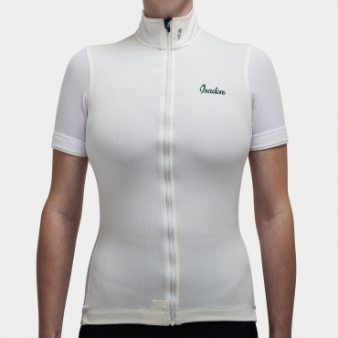 Women's Signature Cycling Jersey Antique White/ White