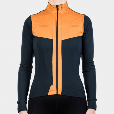 Women's Long Sleeve Shield Jersey Midnight Navy 1.0