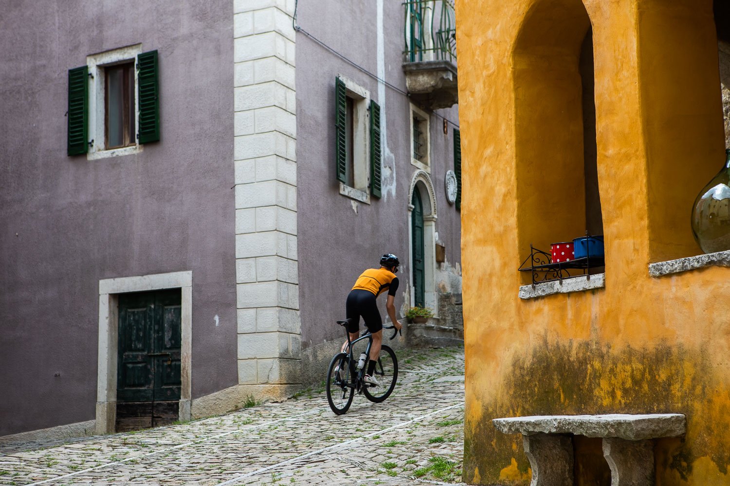 Signature Cycling Jersey Golden Oak/Black