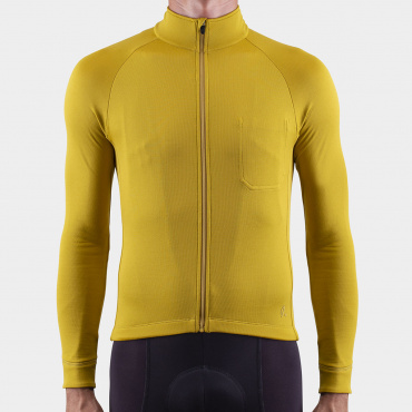 Signature Long Sleeve Jersey Olive Oil