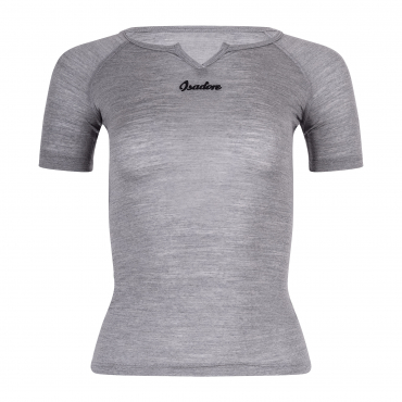 Women's Merino Short Sleeve Baselayer Grey 1.0