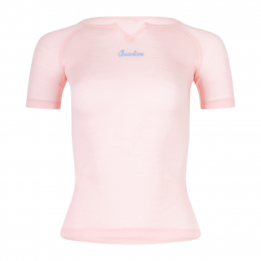 Women's Merino Short Sleeve Baselayer Rose 1.0