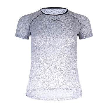 Women's Alternative Short Sleeve Baselayer Black/White 1.0