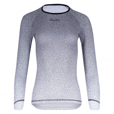 Women's Alternative Long Sleeve Baselayer Black/White 1.0