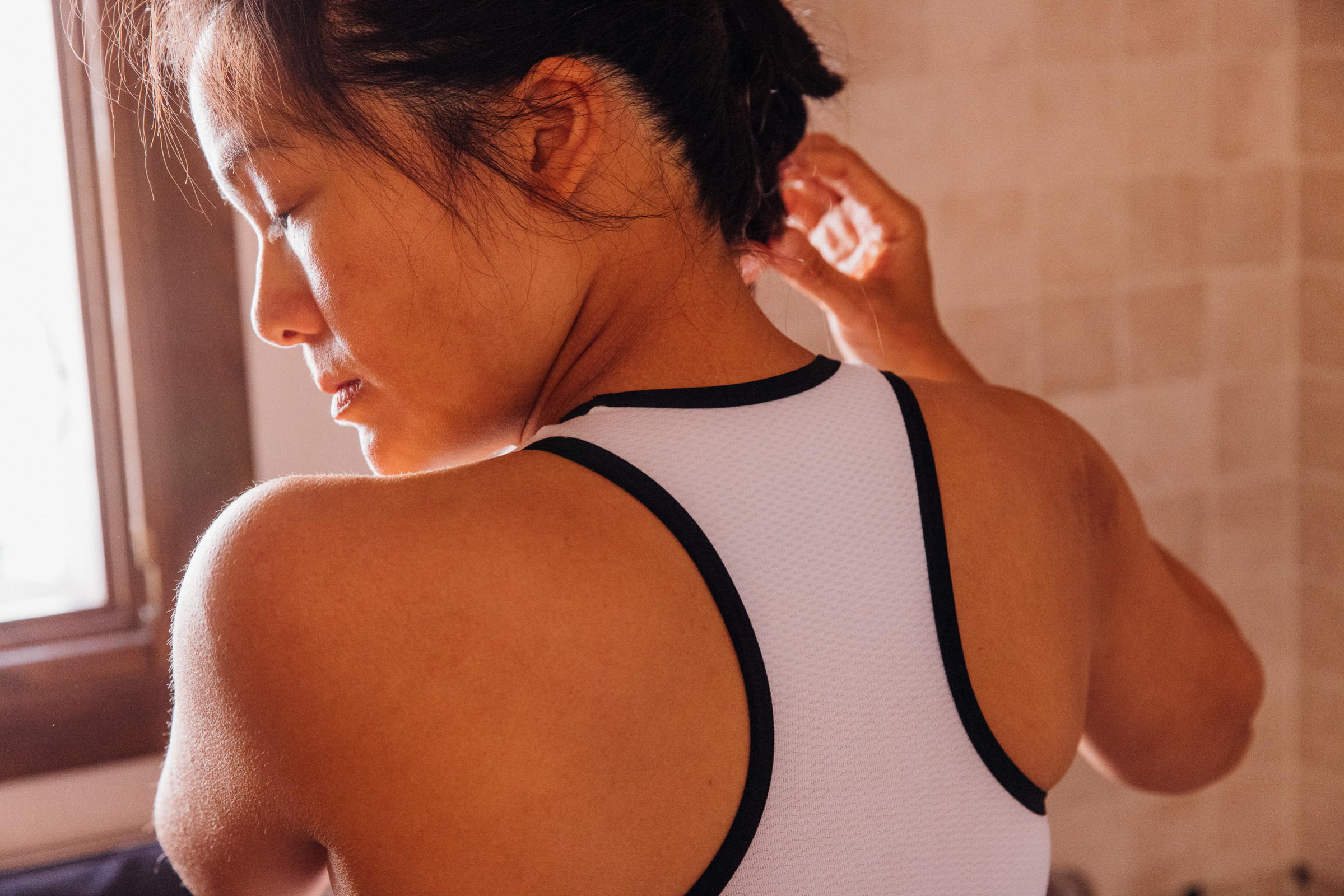 Women's Sports Bra White