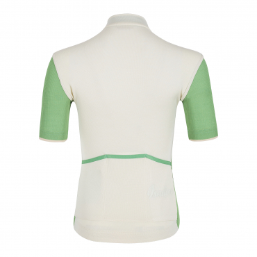 Women's Signature Jersey Parchment / Jade Green