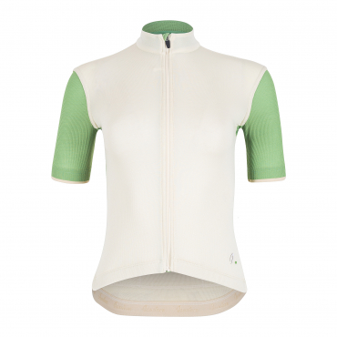 Women's Signature Jersey Parchment / Jade Green