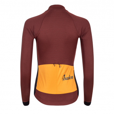 Women's Gravel Long Sleeve Jersey Bitter Chocolate