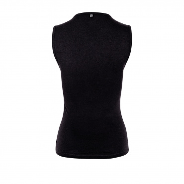 Women's Merino Sleeveless Baselayer Black 1.0