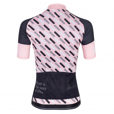 Women's Alternative Cycling Jersey Black/Pink