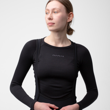 Women's Merino Long Sleeve Baselayer Black
