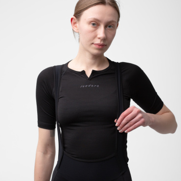 Women's Merino Short Sleeve Baselayer Black