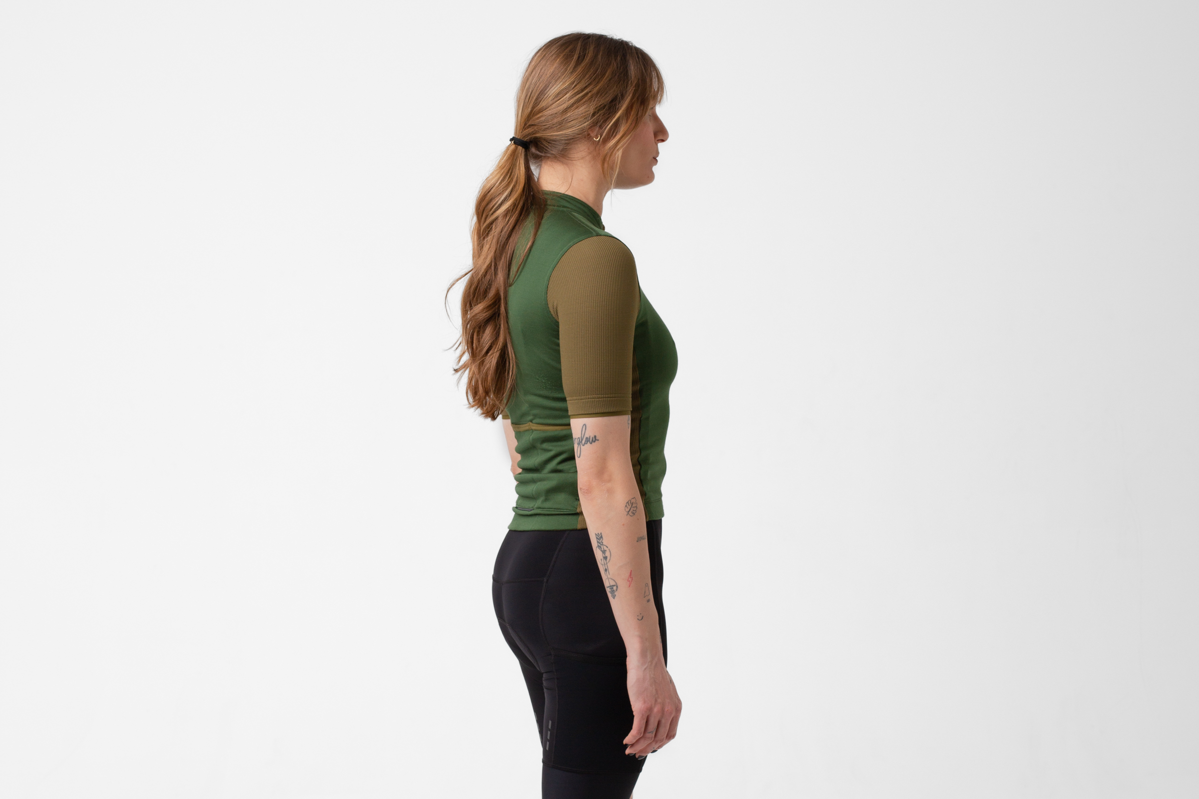 Women's Signature Jersey Kombu Green / Dark Olive