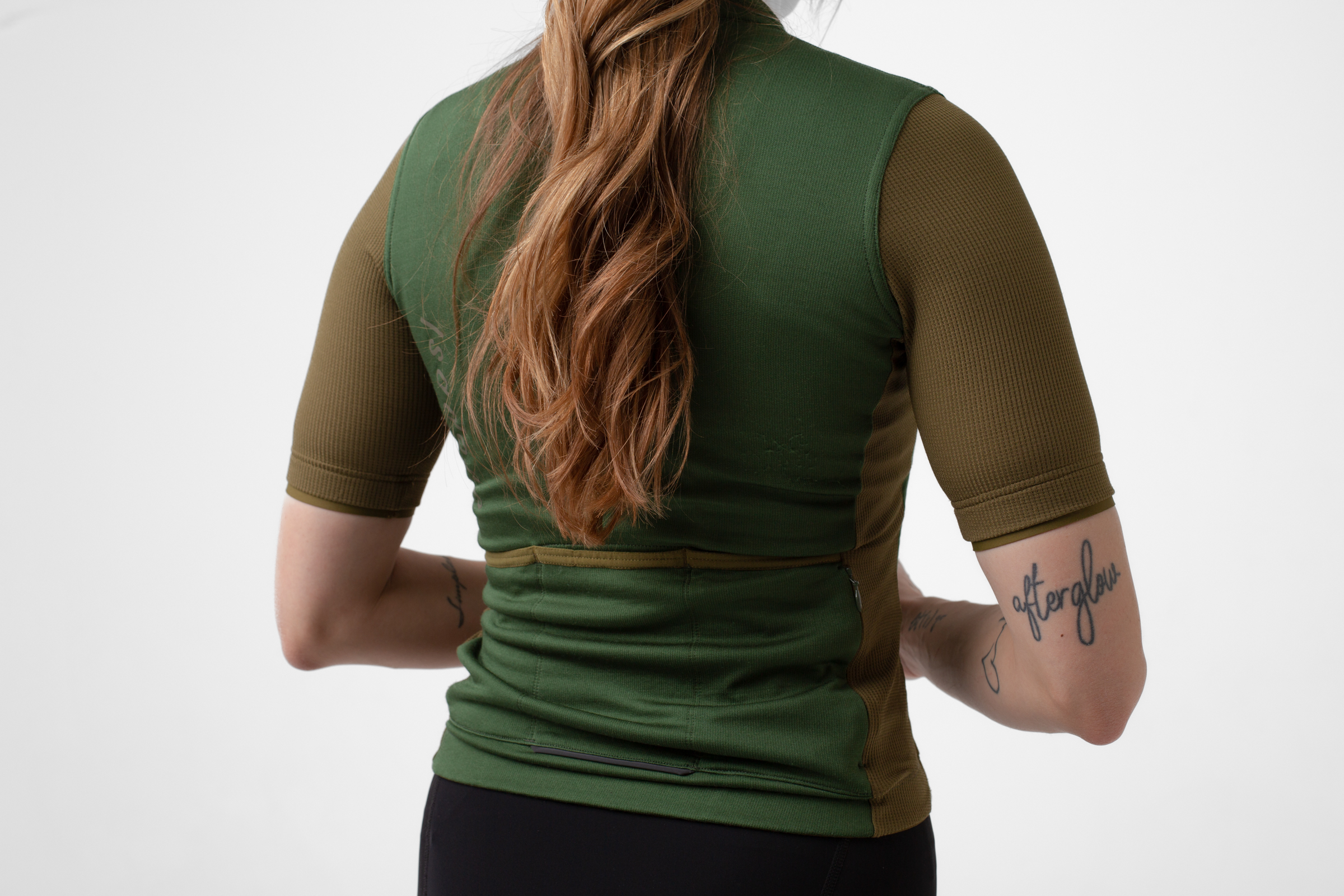 Women's Signature Jersey Kombu Green / Dark Olive