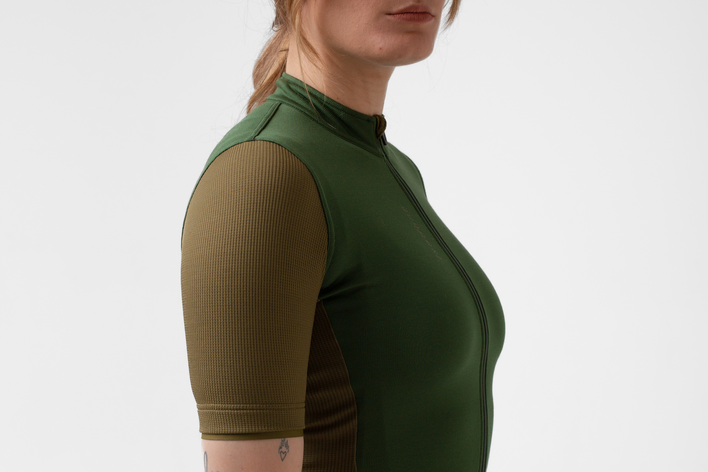 Women's Signature Jersey Kombu Green / Dark Olive
