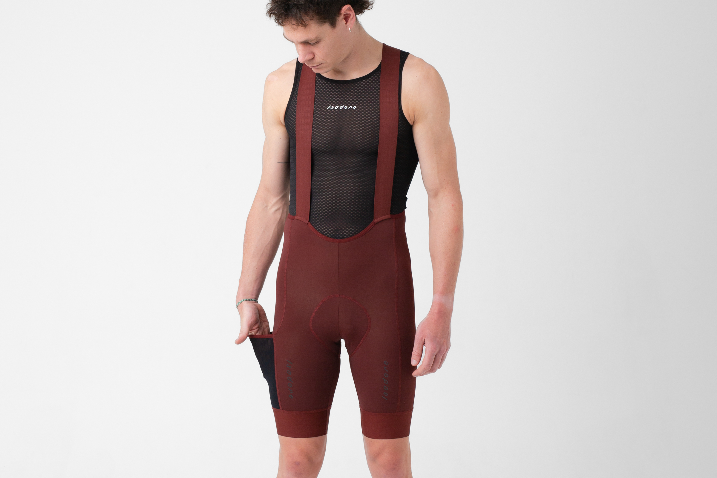 Signature Bib Shorts Burgundy