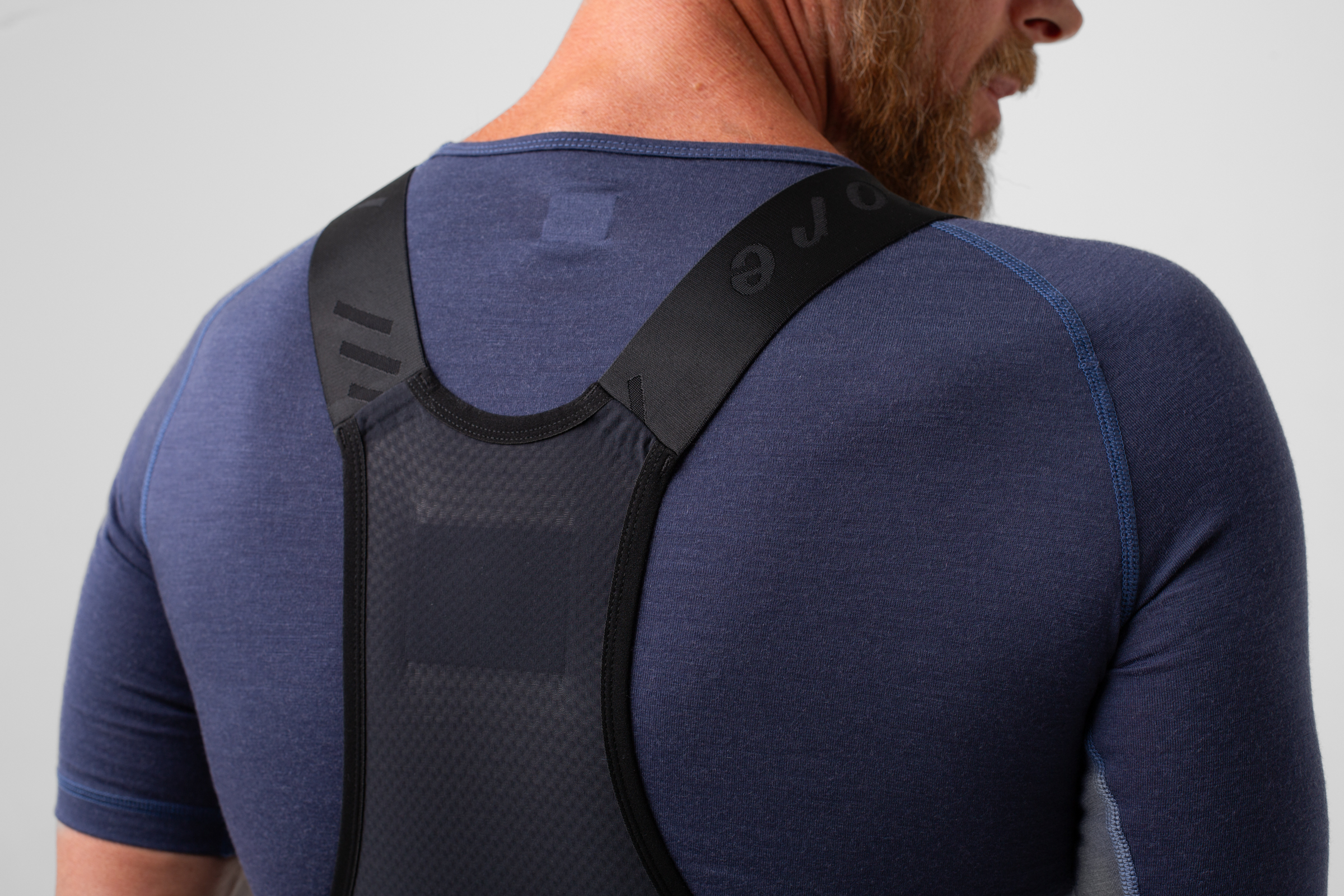 Signature Thermal Bib Shorts Blue Graphite