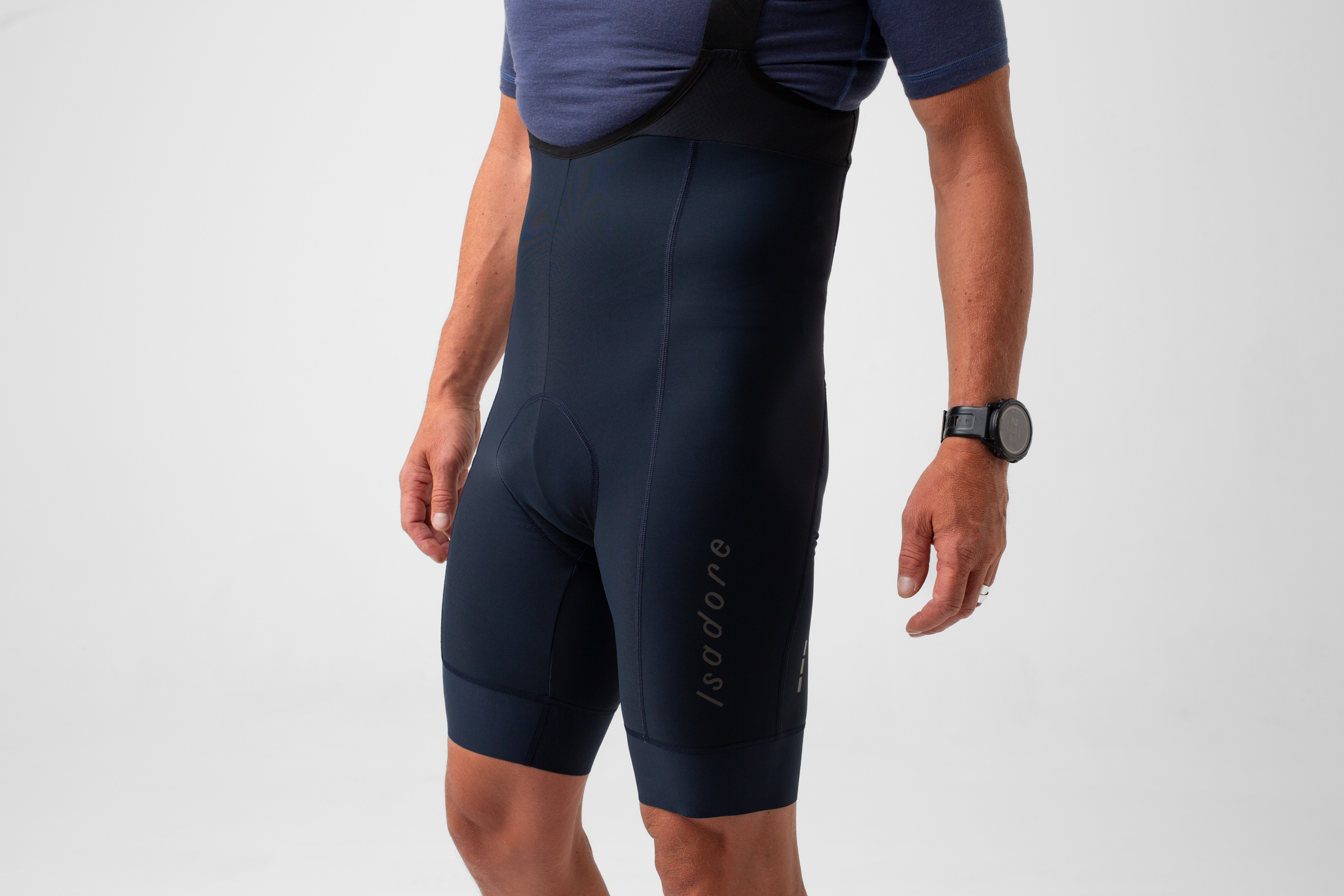 Signature Thermal Bib Shorts Blue Graphite