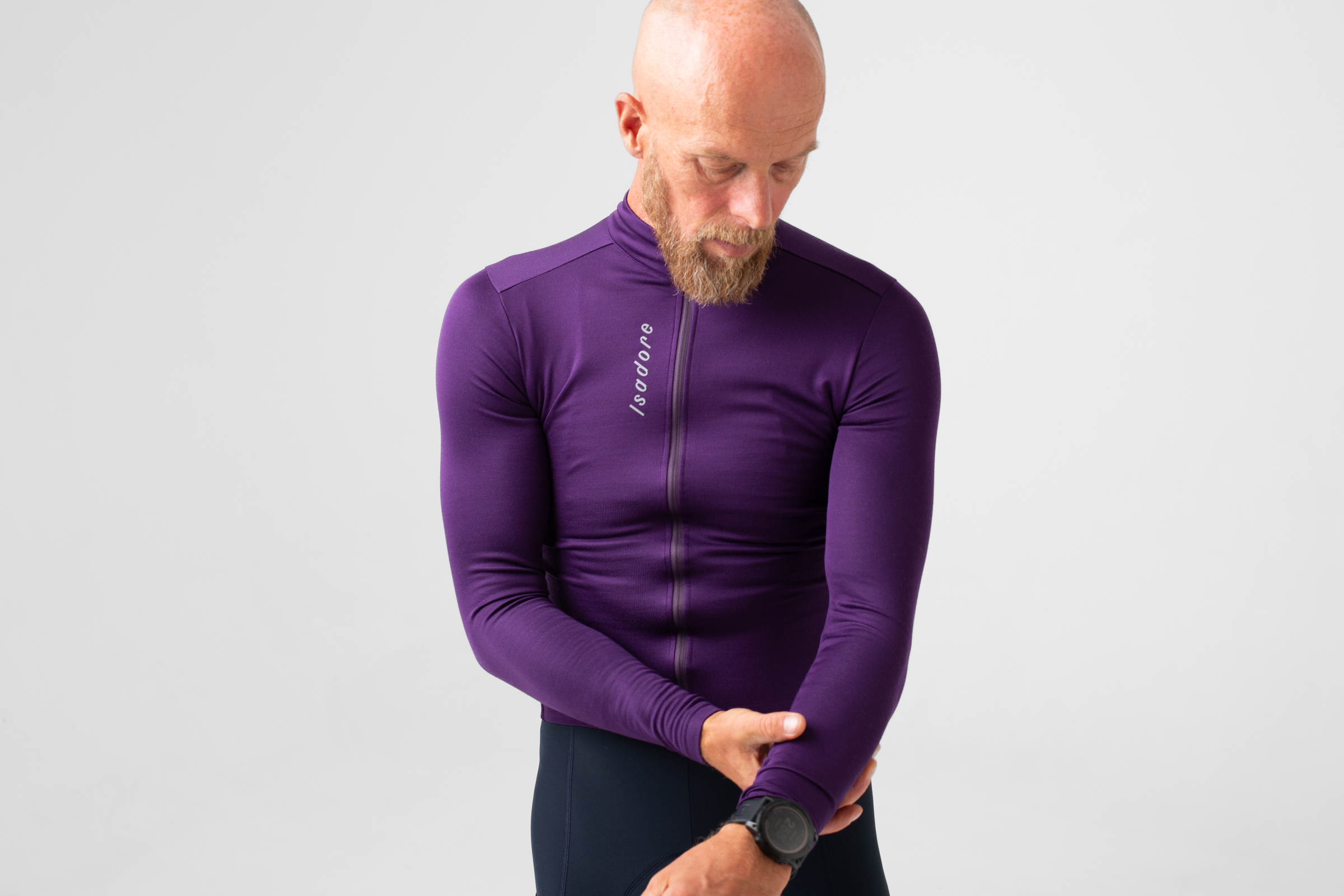 Signature Thermal Long Sleeve Jersey Blackberry Cordial