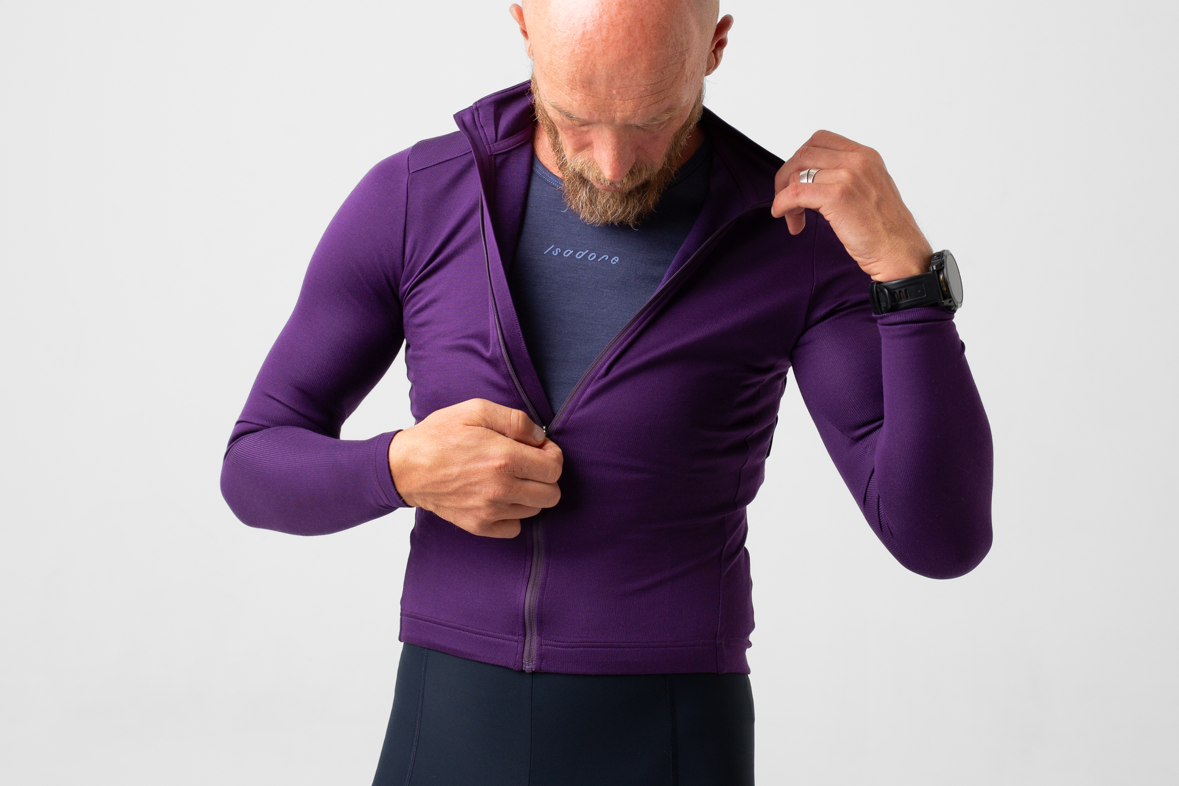 Signature Thermal Long Sleeve Jersey Blackberry Cordial