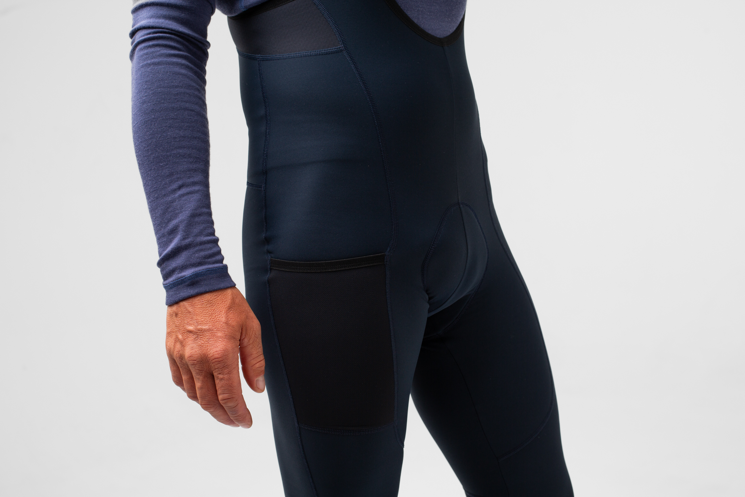 Signature Thermal Tights Blue Graphite