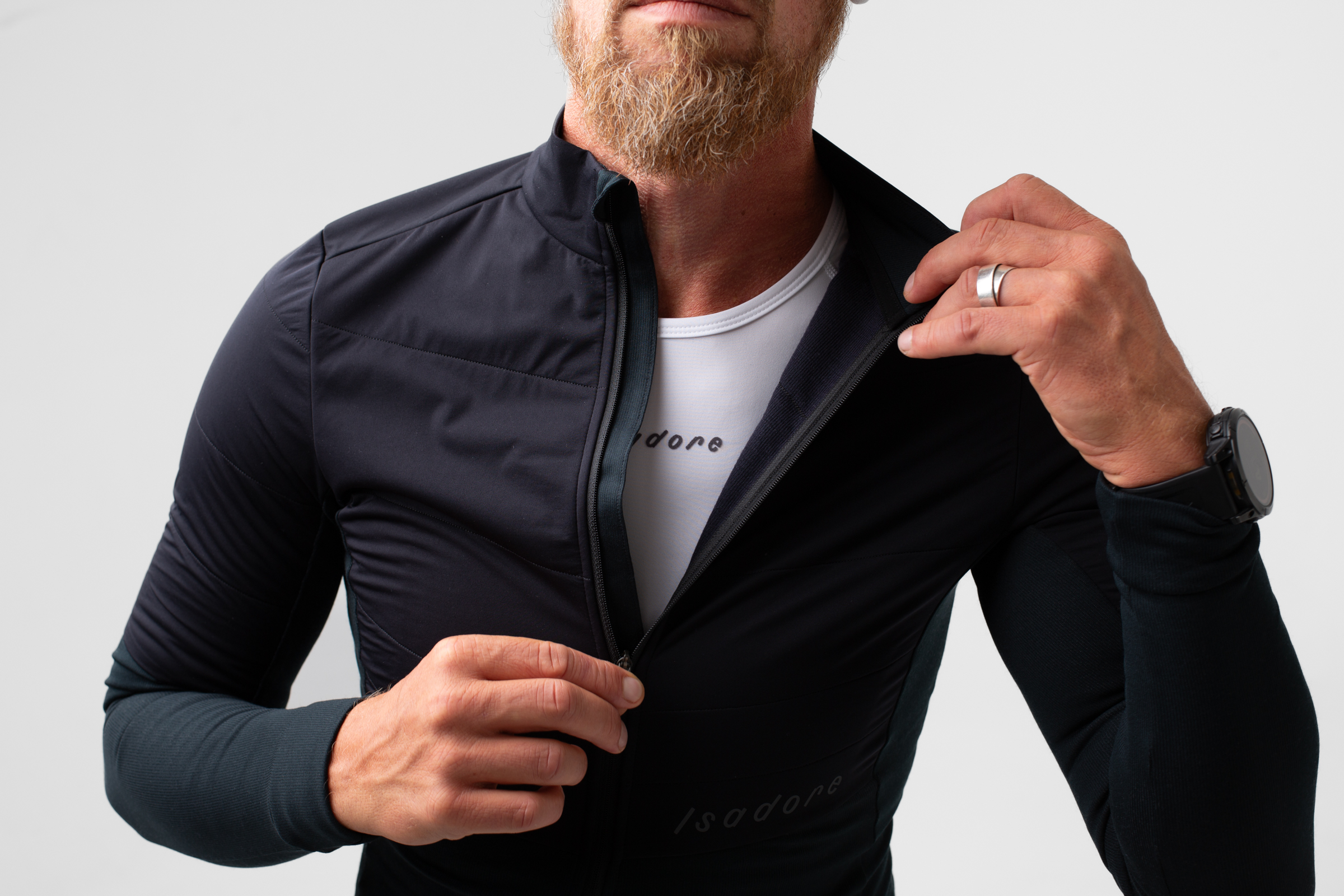 Signature Wind Block Long Sleeve Jersey Anthracite