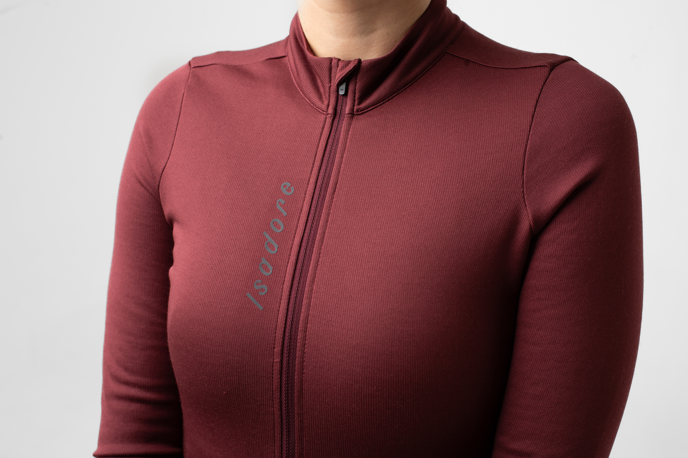 Women's Signature Thermal Long Sleeve Jersey Red Mahogany