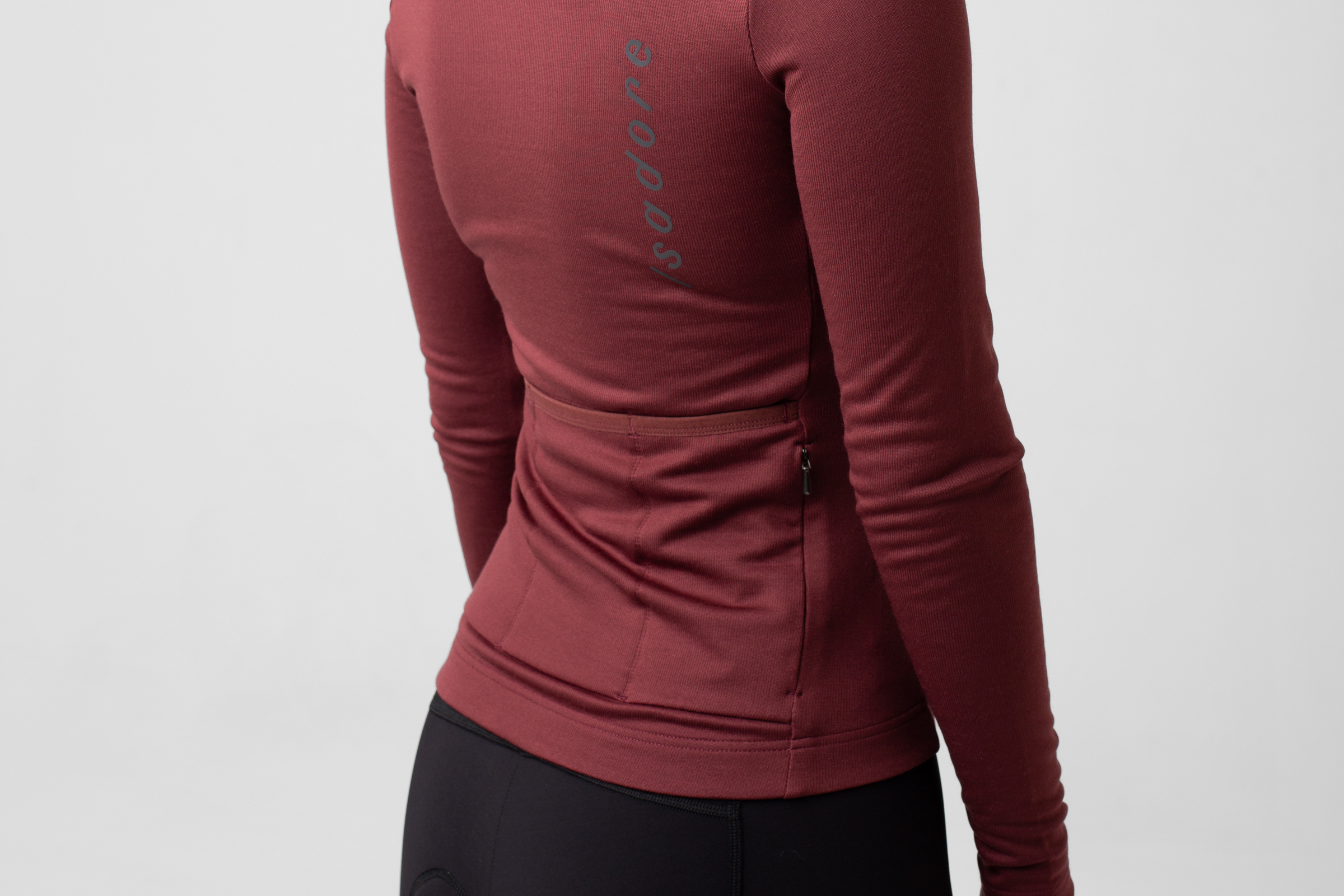 Women's Signature Thermal Long Sleeve Jersey Red Mahogany