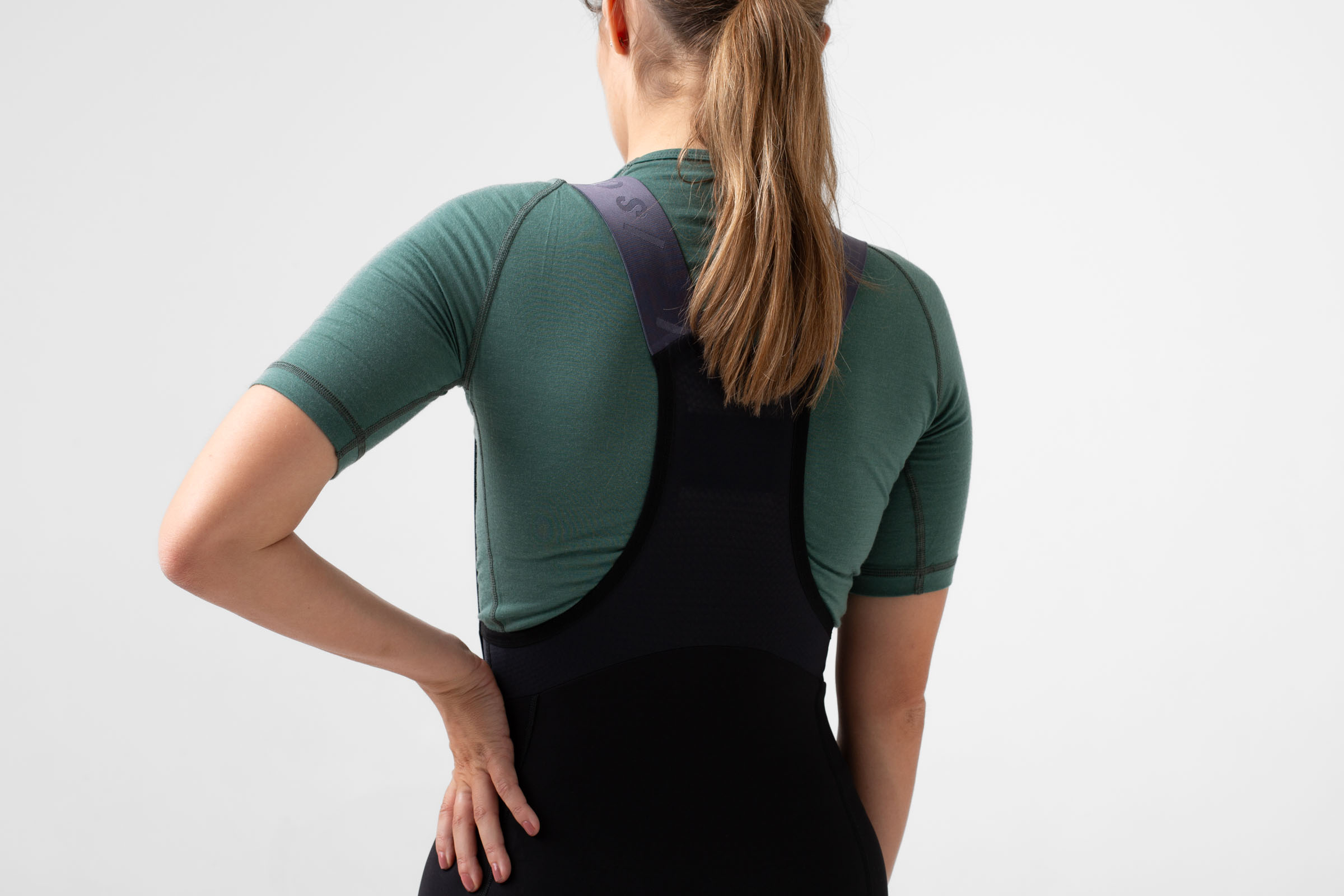 Women's Merino Short Sleeve Baselayer Smoke Pine