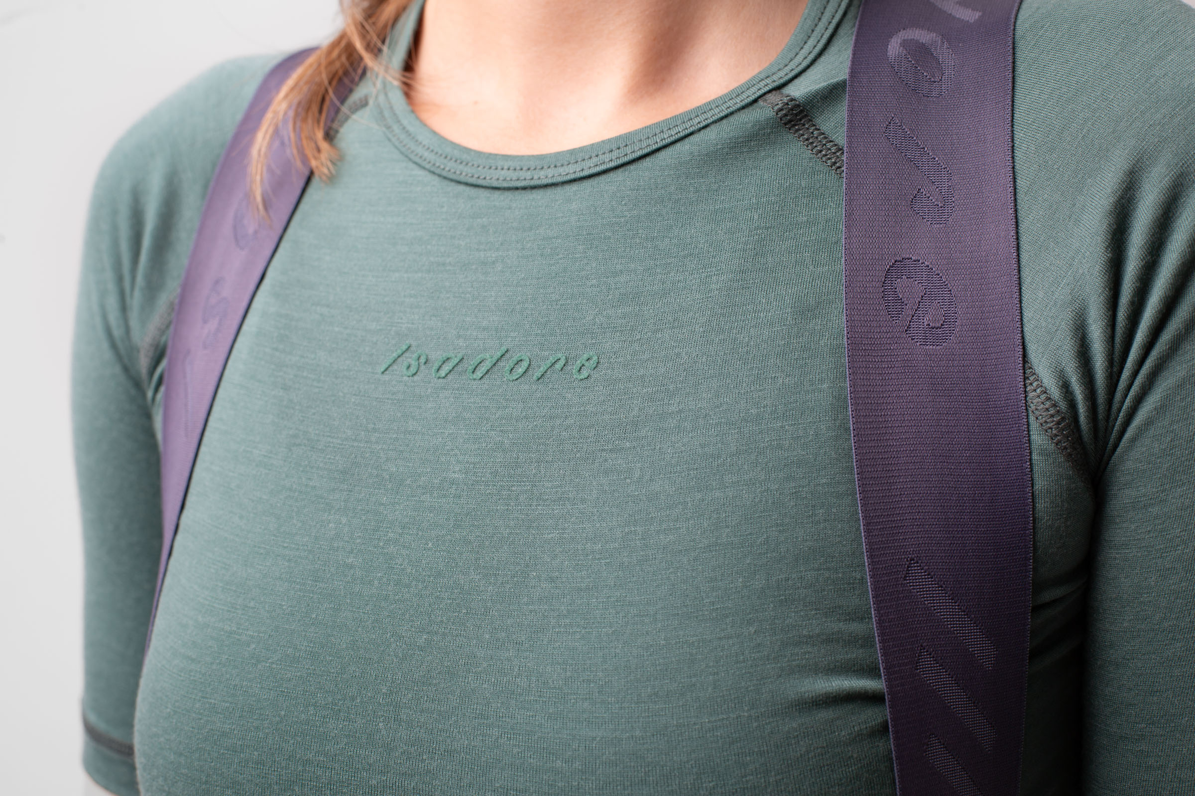 Women's Merino Short Sleeve Baselayer Smoke Pine