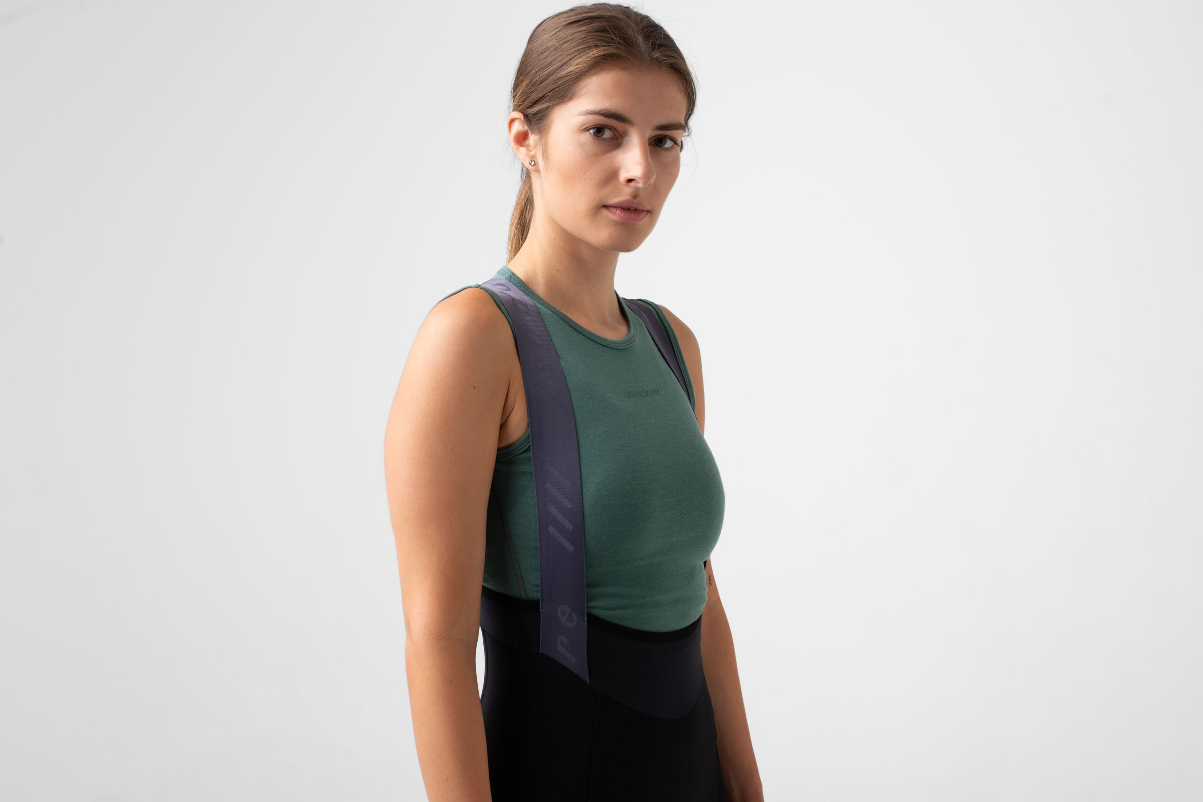 Women's Merino Sleeveless Baselayer Smoke Pine