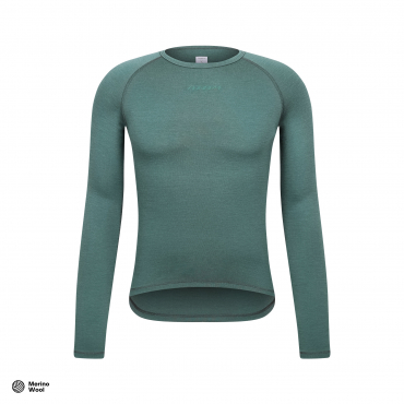 Merino Long Sleeve Baselayer Smoke Pine