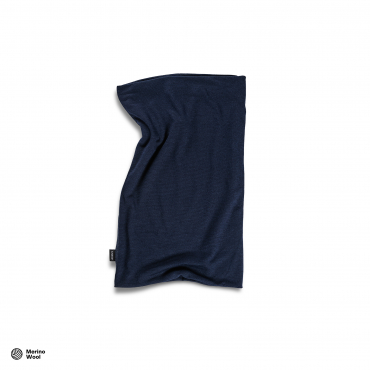 Merino Neck Warmer Indigo Blue