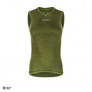 Women's Merino Sleeveless Baselayer Avocado