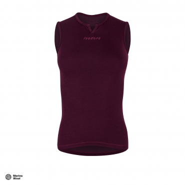 Women's Merino Sleeveless Baselayer Fig