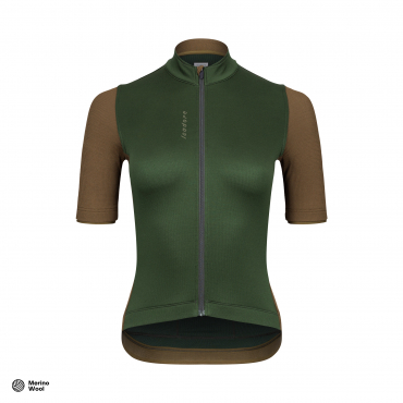 Women's Signature Jersey Kombu Green / Dark Olive