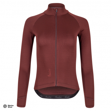 Women's Signature Thermal Long Sleeve Jersey Bitter Chocolate