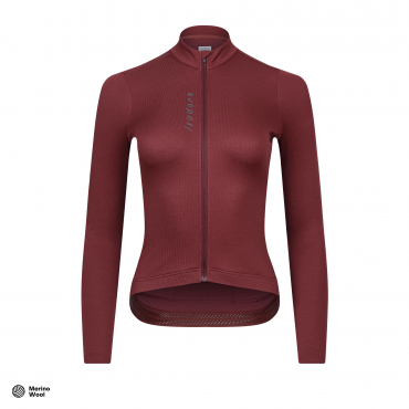 Women's Signature Thermal Long Sleeve Jersey Red Mahogany