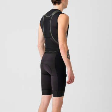 Distance Cargo Wool Bib Shorts Ganache