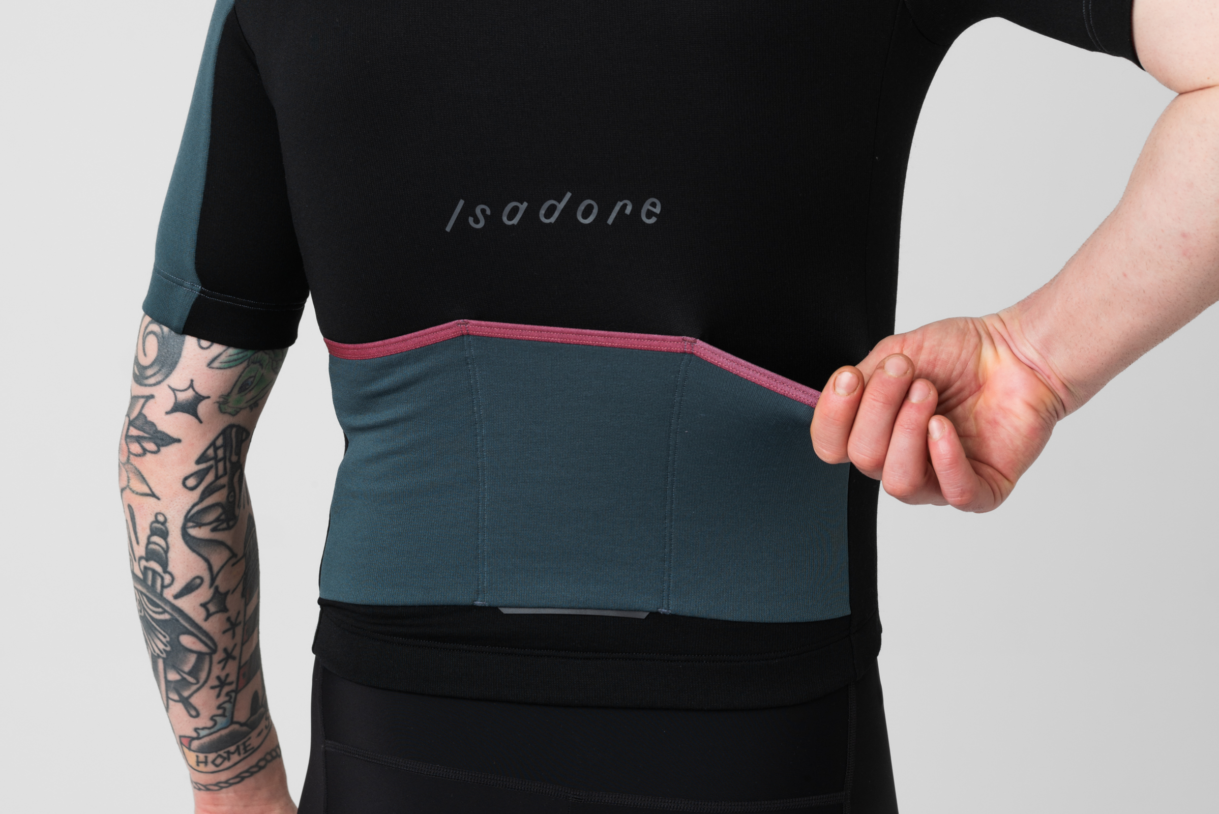 Patchwork Jersey Steel Gray