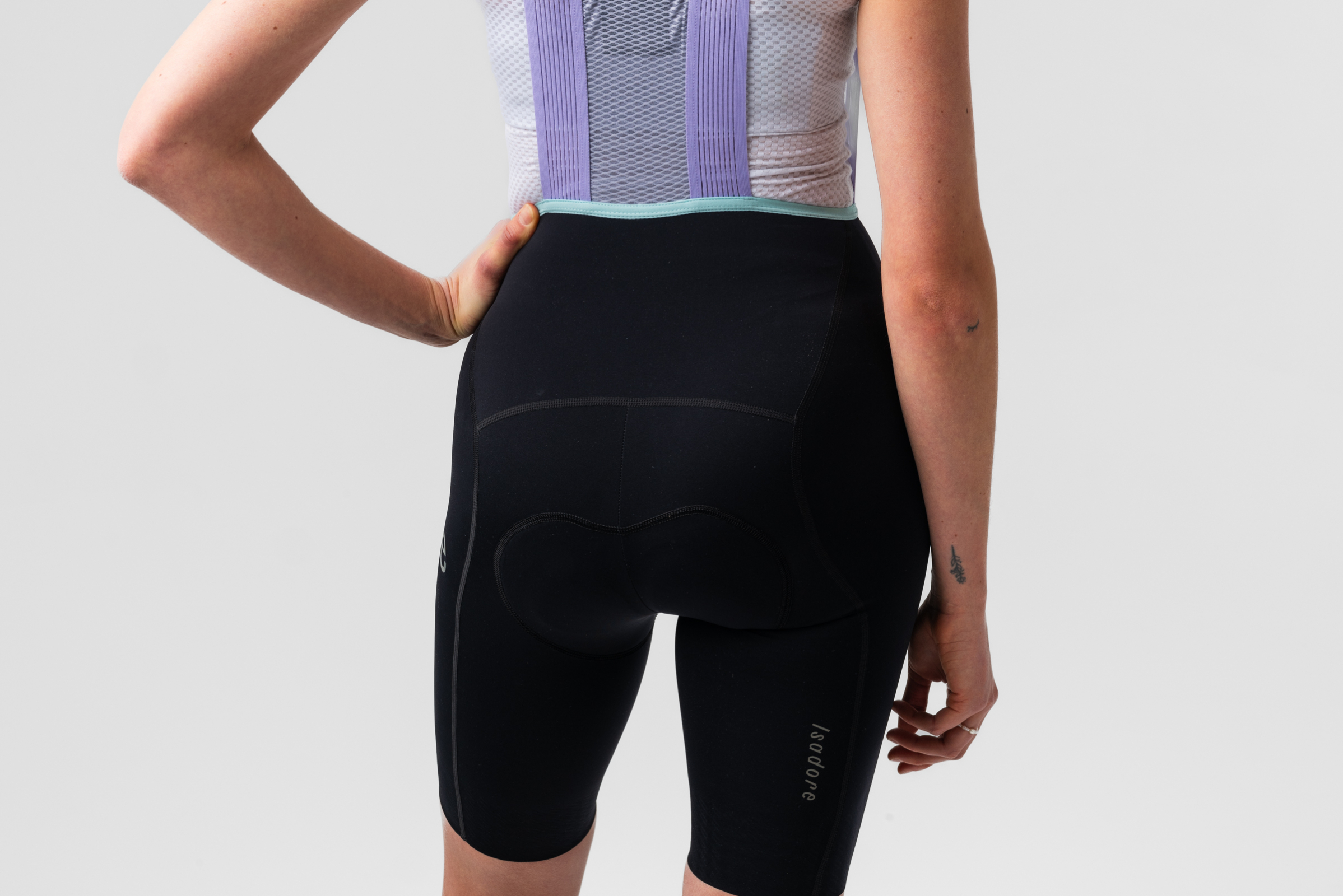 Women's Alternative Bib Shorts Black / Purple