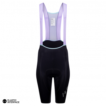 Women's Alternative Bib Shorts Black / Purple