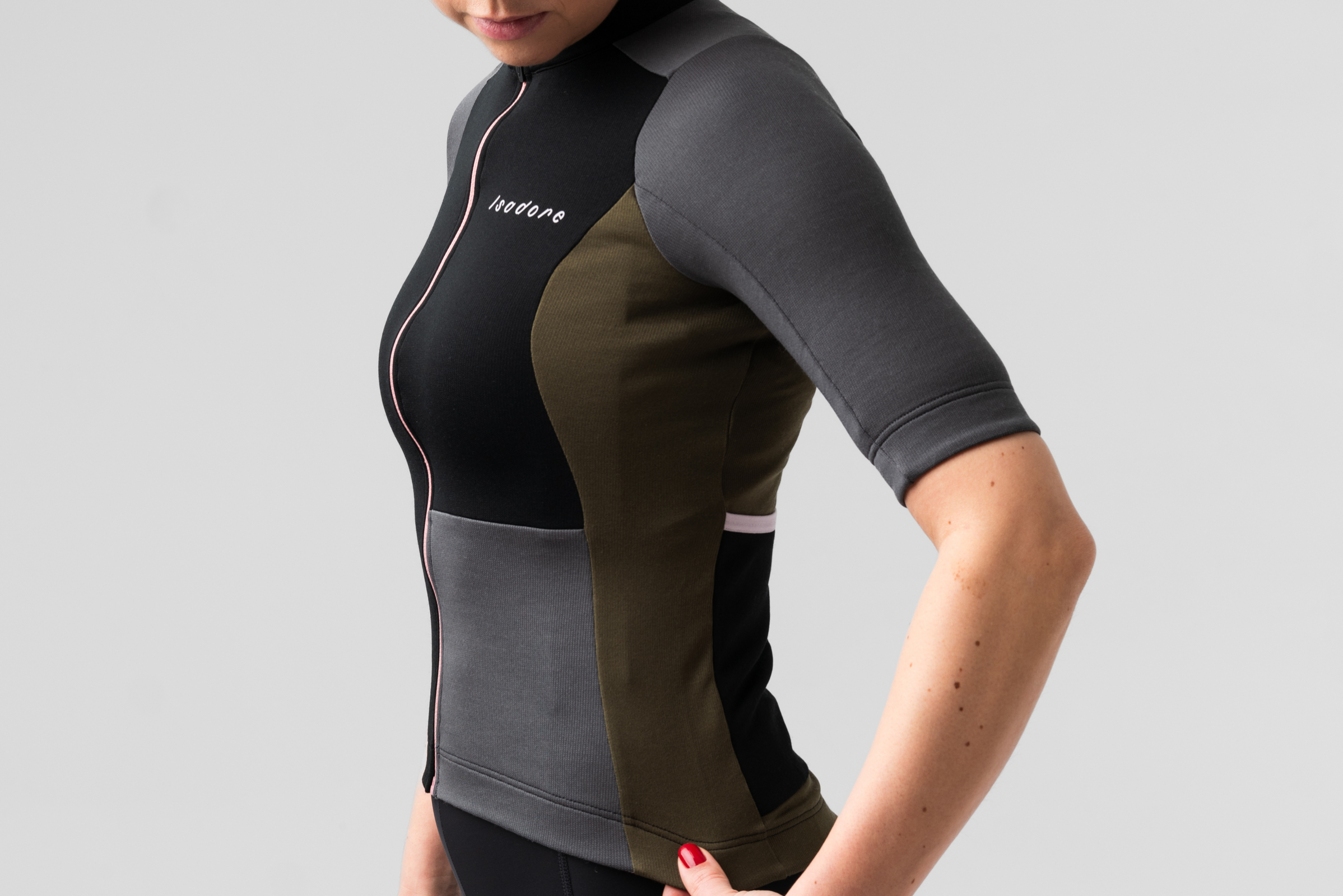 Women's Patchwork Jersey Anthracite