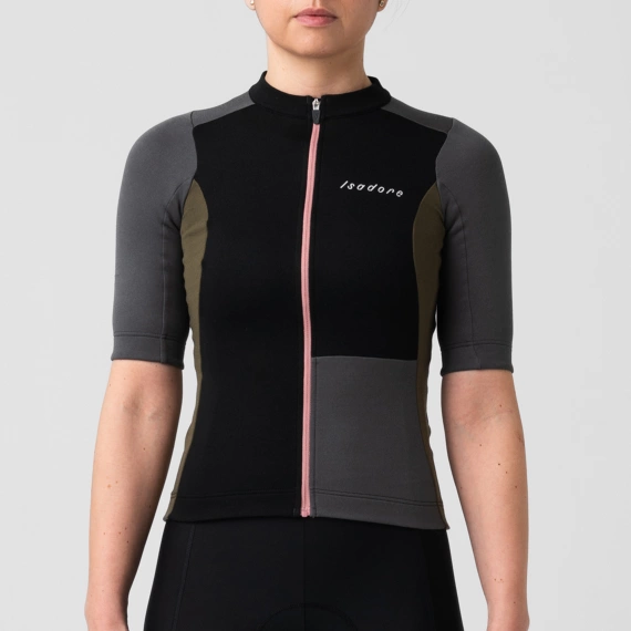 Women's Patchwork Jersey Anthracite