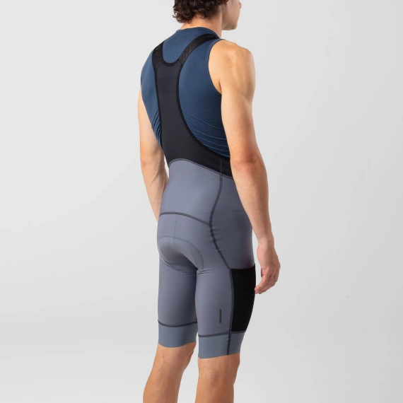 Signature Thermal Bib Shorts Iron Gate