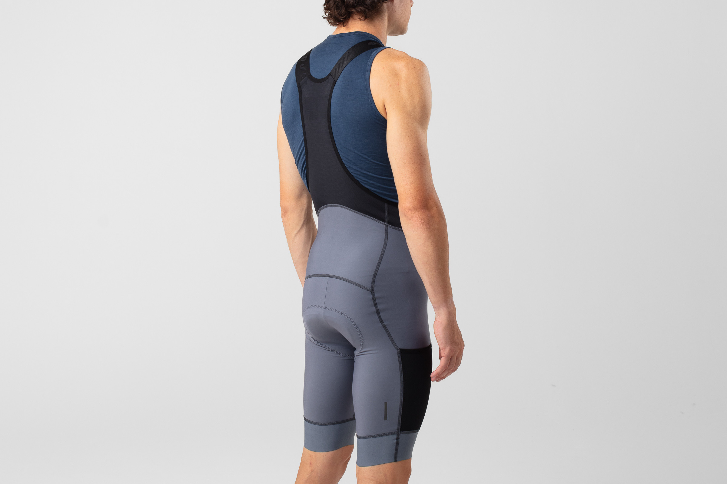 Signature Thermal Bib Shorts Iron Gate