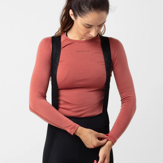 Women's Merino Long Sleeve Baselayer Marsala