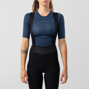 Women's Merino Short Sleeve Baselayer Majolica Blue