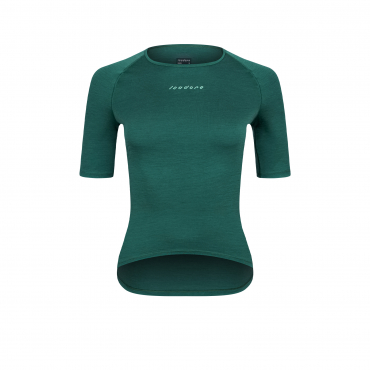 Women's Merino Short Sleeve Baselayer Smoke Pine