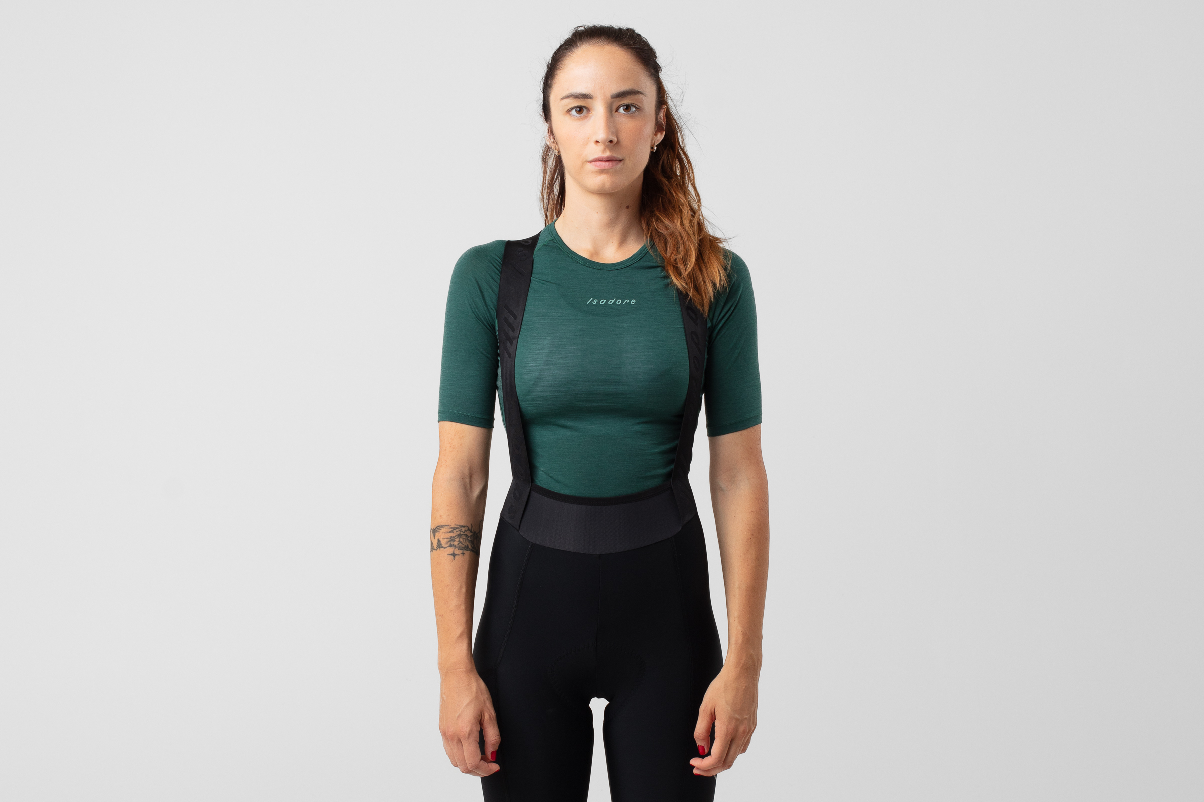 Women's Merino Short Sleeve Baselayer Smoke Pine